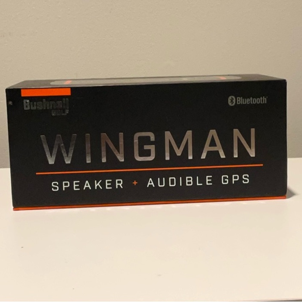 Bushnell Wingman Golf Speaker NIB with audible GPS